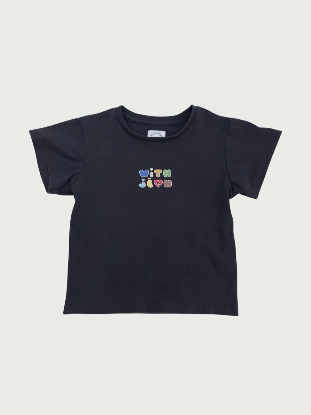 With Jean Graphic Baby Tee